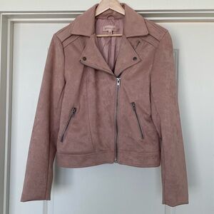 Philosophy faux leather/suede short jacket - size Medium